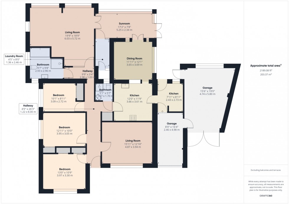 Floorplan for Tredington, Tewkesbury, Gloucestershire, GL20