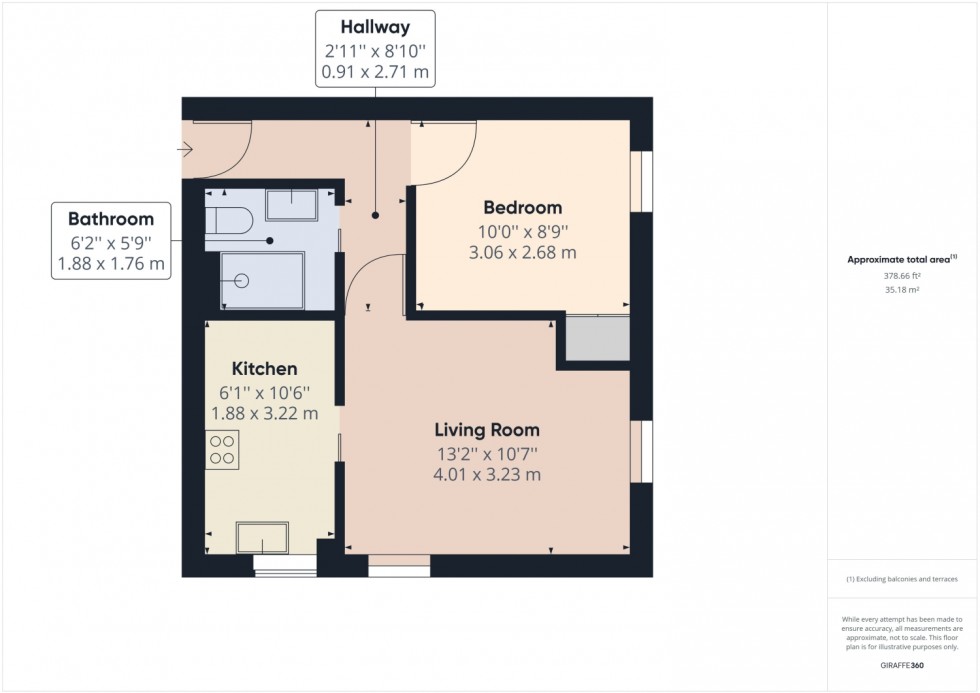 Floorplan for St. James Court, Knapp Road, Cheltenham, Gloucestershire, GL50